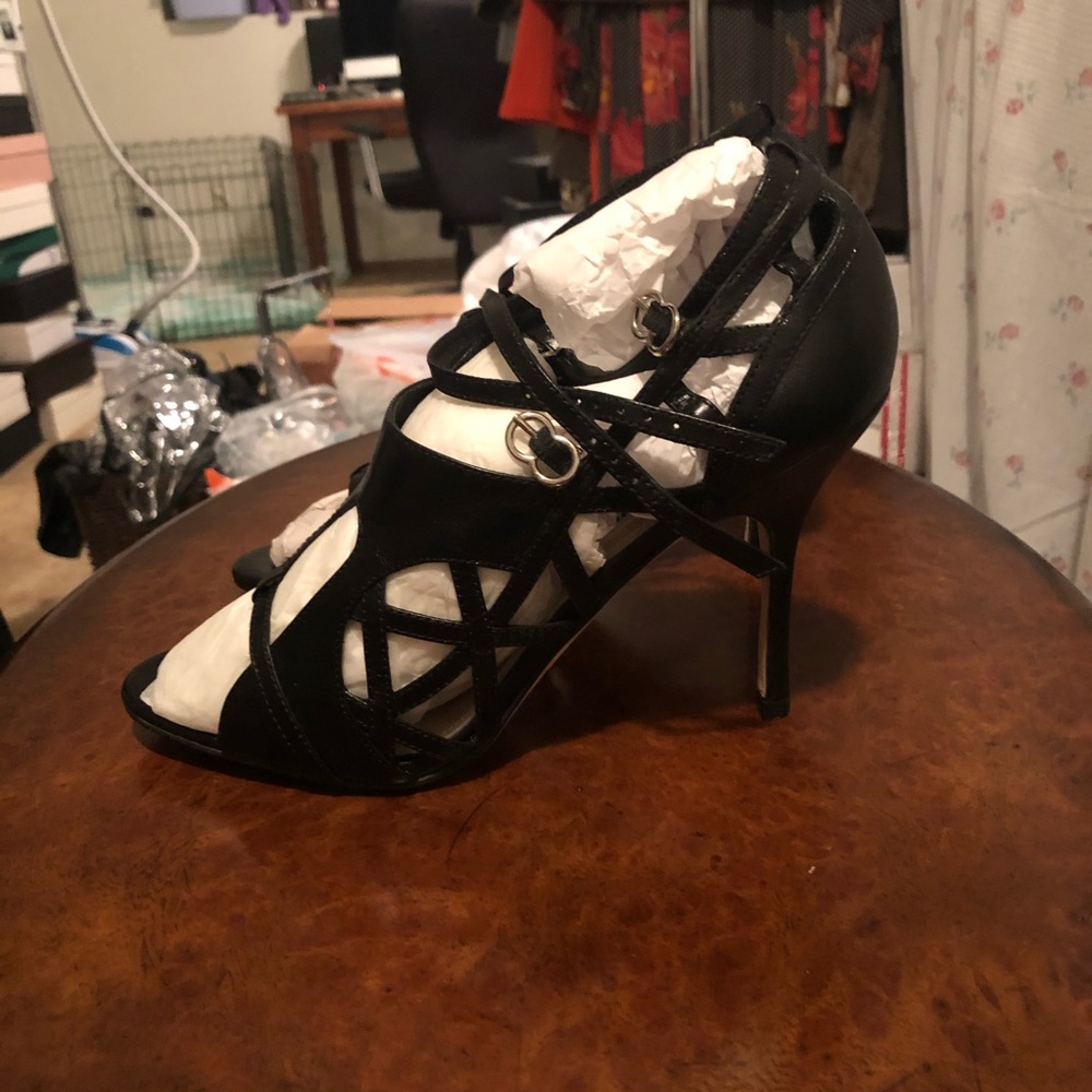 Camilla Skovgaard Open Toe Ankle Strap Pumps 39.5